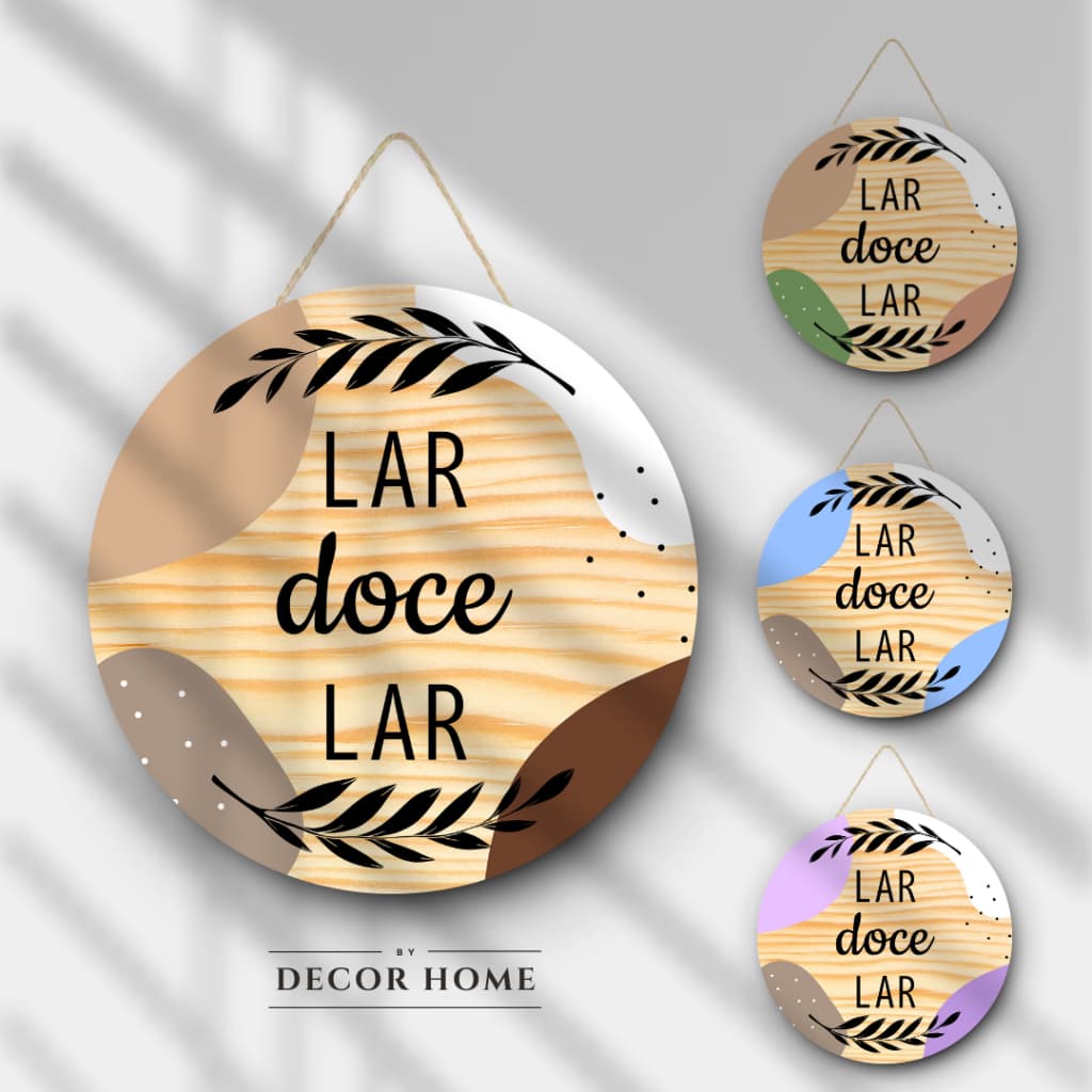 Quadro Lar doce Lar, decoração para casa, de parede. quarto sala escritorio MDF 20x20