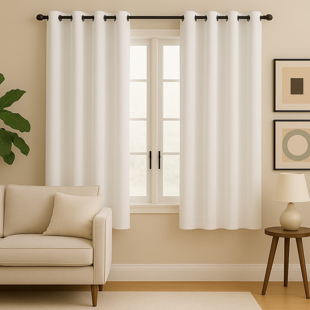 Cortina Oxford 2,00x1,40 - Ideal para Decoração Sala, Quarto, Escritório