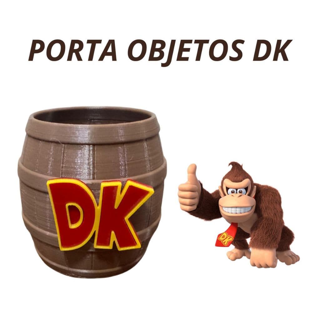 Porta Objetos Donkey Kong 3D – Decoração Geek Impressão 3D