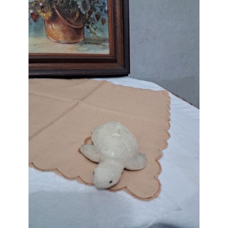 Escultura de Tartaruga em Ônix – Peça Decorativa Rara e Sofisticada/antiguidade