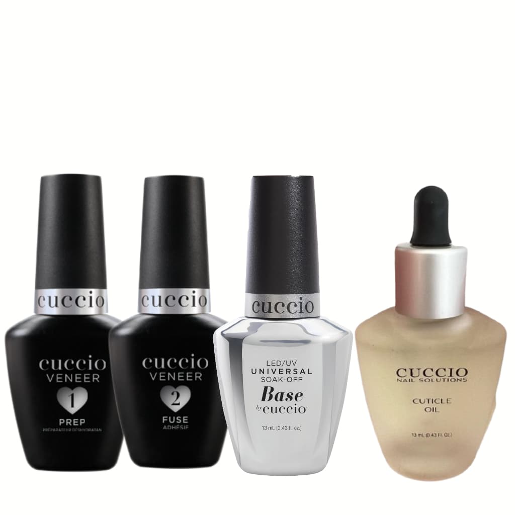 Kit Passo 1 + 2 + Base Universal + Óleo de Cutícula 13ml - Cuccio