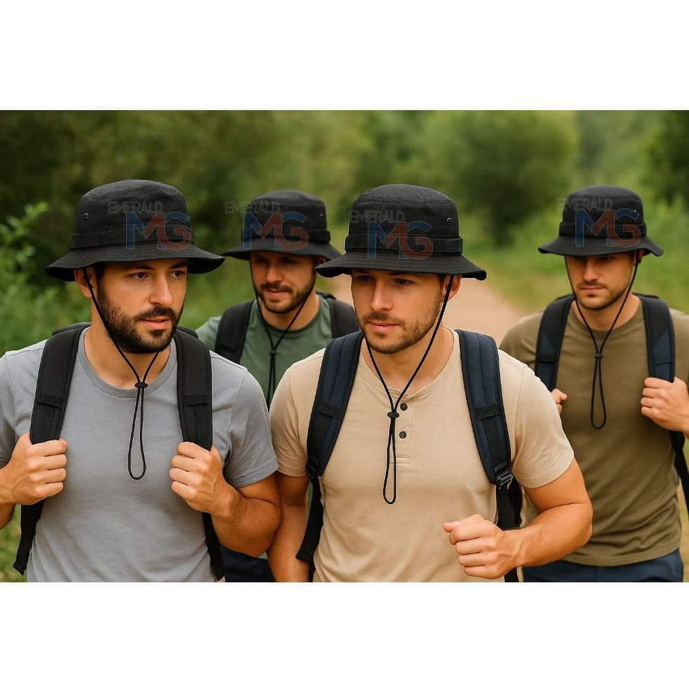 Chapéu Tático Militar Boonie Hat Camping Proteção Uv Unissex Chapéu Australiano Pesca Camping