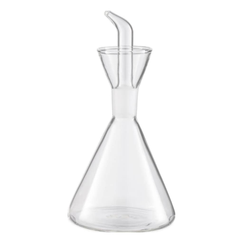 Galheteiro Porta Azeite Triangular de Vidro  250ml - Oikos
