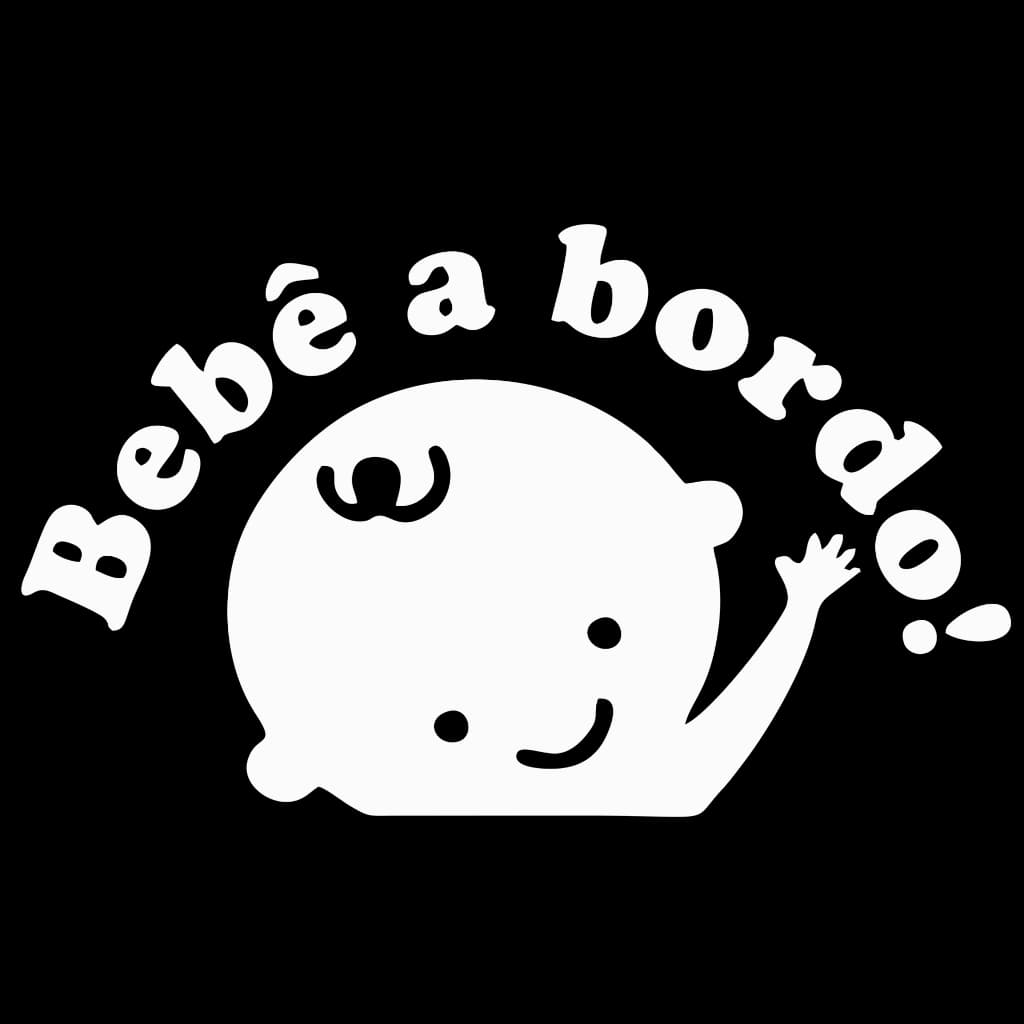 Adesivo Bebê a Bordo Carro Vidro Traseiro
