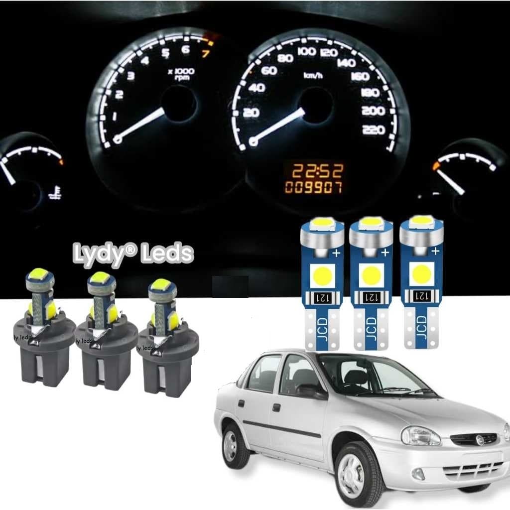 Kit Lampada Led  Painel Corsa Max Premium Classic Wagon WInd Super Branco