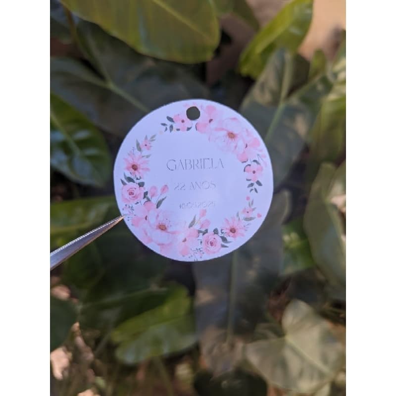 Tag Personalizada 5x5 cm – Qualquer Tema e Ocasião | Lembrancinhas Personalizadas