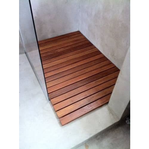 deck de madeira piso de madeira para banheiro area de lazer jardim 70x60