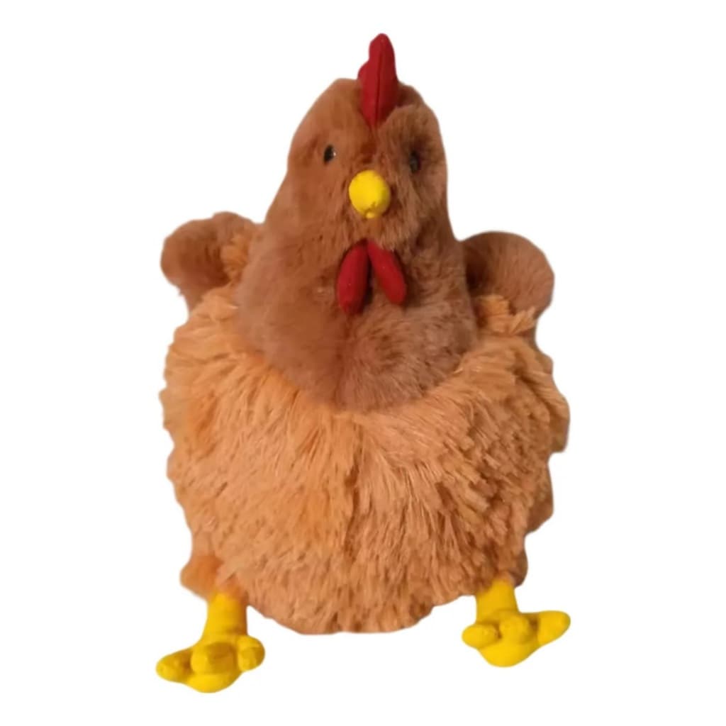 Galinha Caipira Pelúcia Tamanho Real