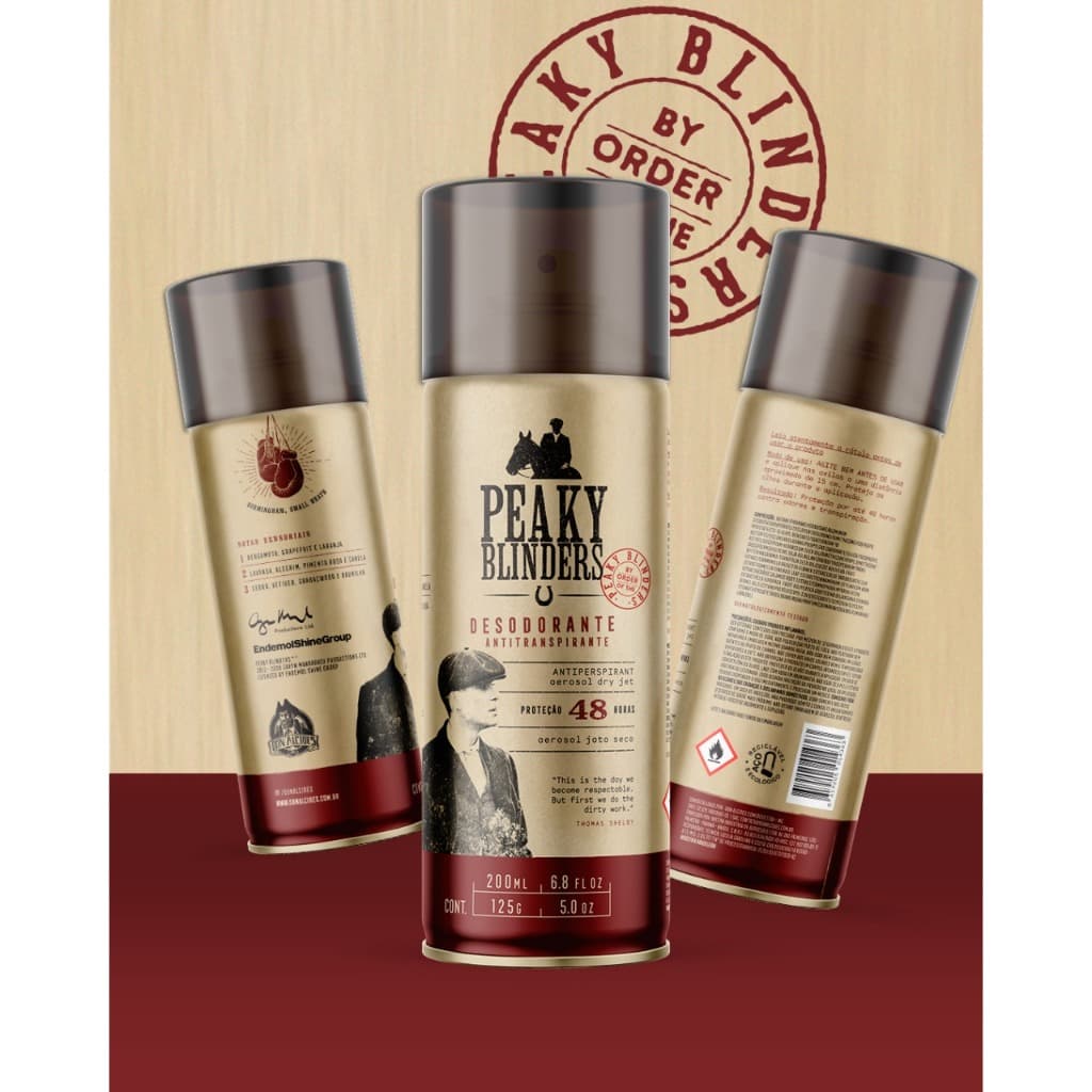 Desodorante Antitranspirante Aerosol Dry Jet Peaky Blinders 200ml