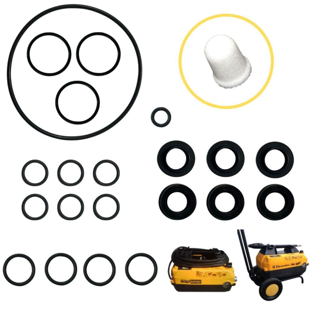 Kit Vedação + Filtro Micra Para lavadora Electrolux Wap Mini