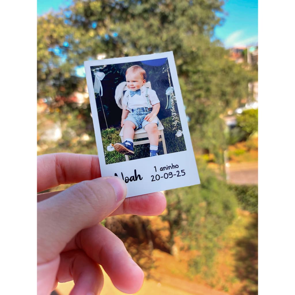 Foto com ímã personalizada - geladeira