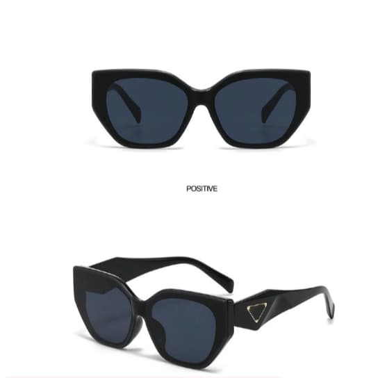 Óculos De Sol Khaki Com Armação Superdimensionada Para Mulheres Estilo Ocidental Retro Gato Sombreamento Solar