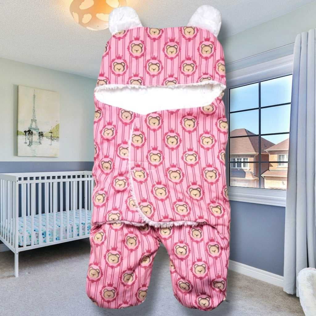 Saco de Dormir pra Bebe Ursinho Menina e Menino Maternidade