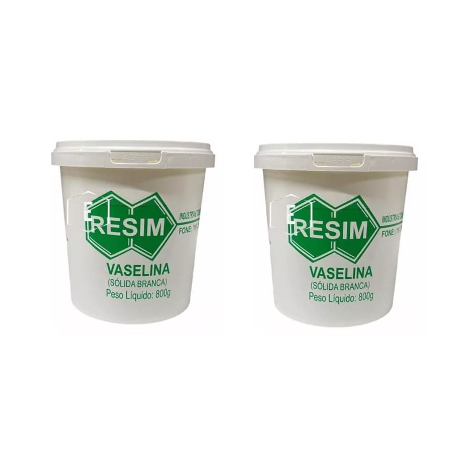 2 UNIDADES Vaselina Solida Farmacêutica USP - 800gr Tatuagem Tattoo HIDRATANTE PROMOÇÃO