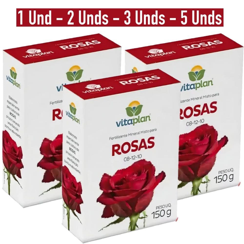 Adubo Fertilizante p/ Rosas c/ 150g VITAPLAN