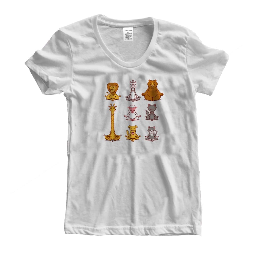 Camiseta ou Babylook Ioga Animals