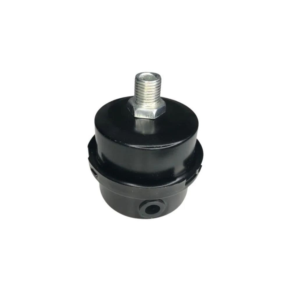 KIT 02 FILTRO EM AÇO 1/4 COM ELEMENTO FILTRANTE PARA COMPRESSOR DE AR