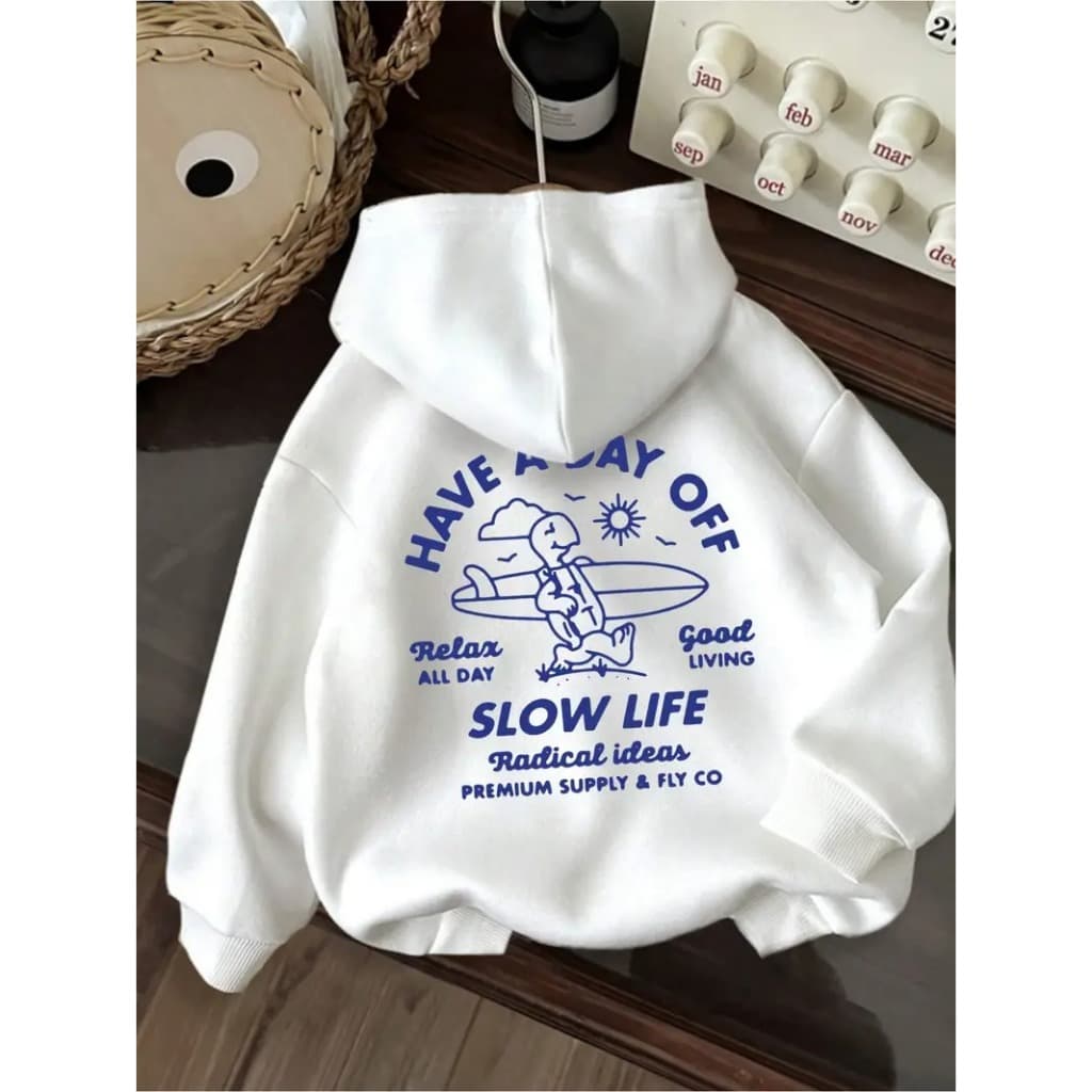 Moletom casual com capuz Unisex, com estampa gráfica de desenho animado, tecido de malha poliéster, capuz com cordão par