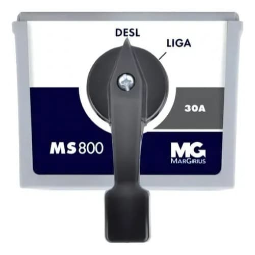 Chave Motor 2p Margirius Cor Cinza