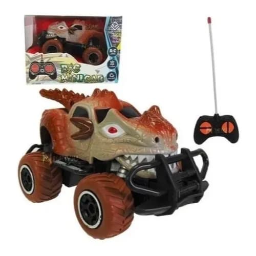 Mini Carrinho De Controle Remoto Dinossauro Rápido