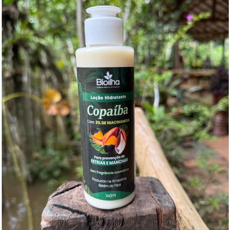 Bioilha Loção Hidratante Copaiba ,Estrias,Manchas Com Niacinamida Vegano