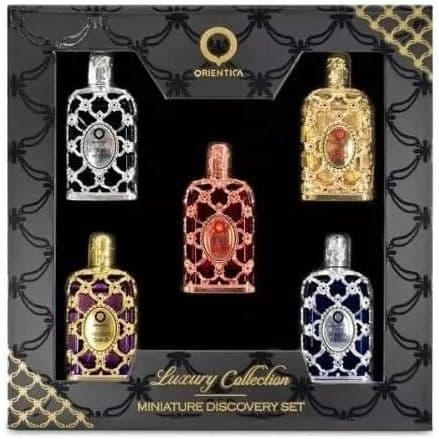 Conjunto Miniaturas Orientica Perfumes Edp Árabes  Diferentes 5 x 7,5ml