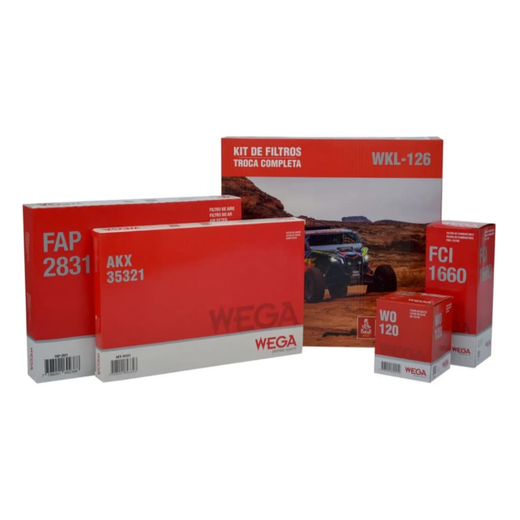 Kit Filtros Idea / Siena / Palio / Strada WEGA WKL126