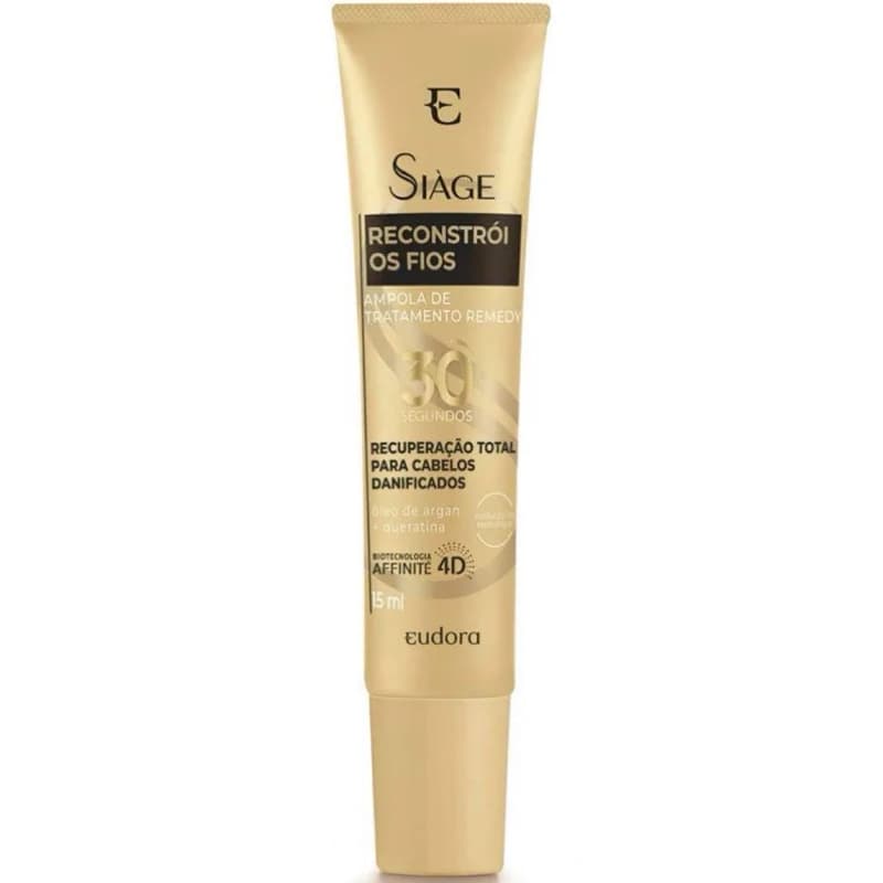 Eudora Siàge Recostrói os fios ampola de tratamento remedy 15ml