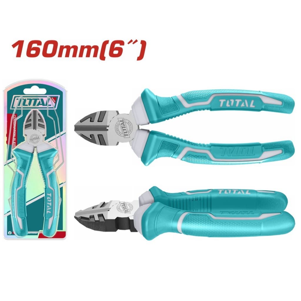 ALICATE DE CORTE DIAGONAL  6" (160mm) Profissional TOTAL TOOLS