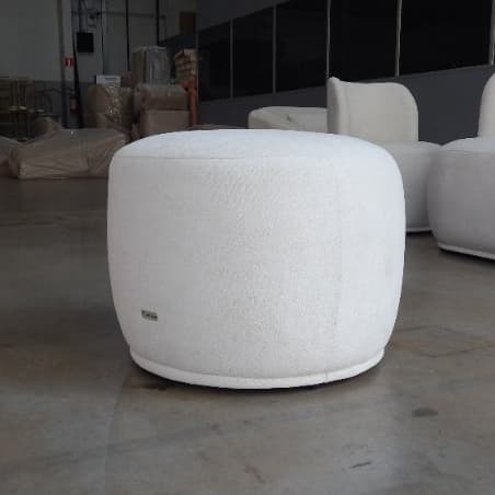 Puff Bia Veludo Decorativa Modelo Orgânico Luxo Sala Escritório Salão - Belim Móveis