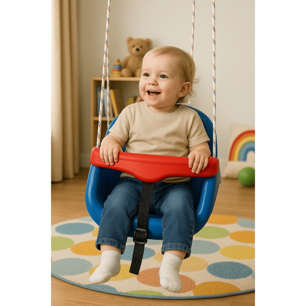 Balanço Infantil de Plástico para Bebe e Criança - Casa, Playground e Apartamento Sitio Lazer