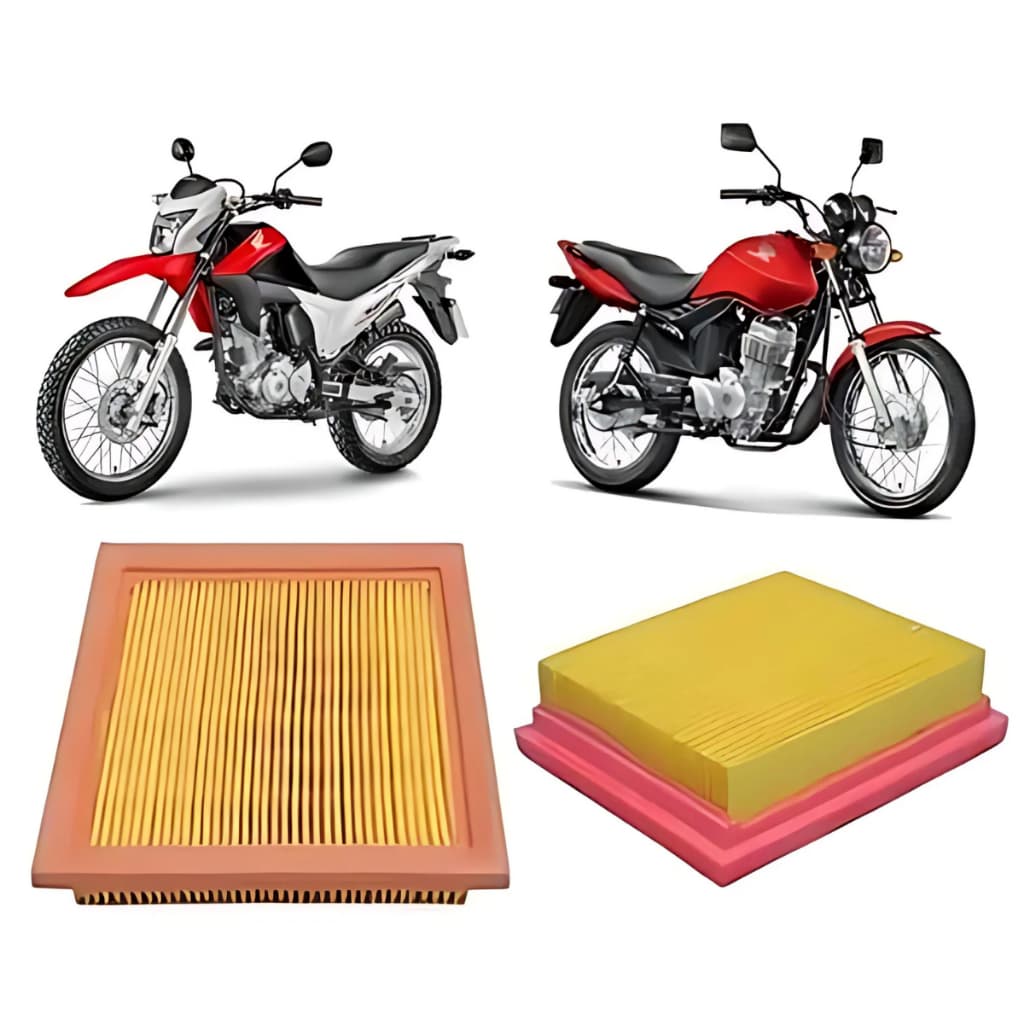 FILTRO AR NXR 150 06-15 BROS/POP 100 07-15/FAN 125 09-13/TITAN 150 09-10 MOD. ORIGINAL EMBUS