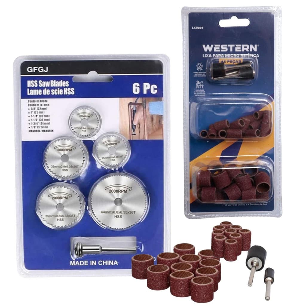 Kit Micro Retifica 48 Peças Compatível Dremel