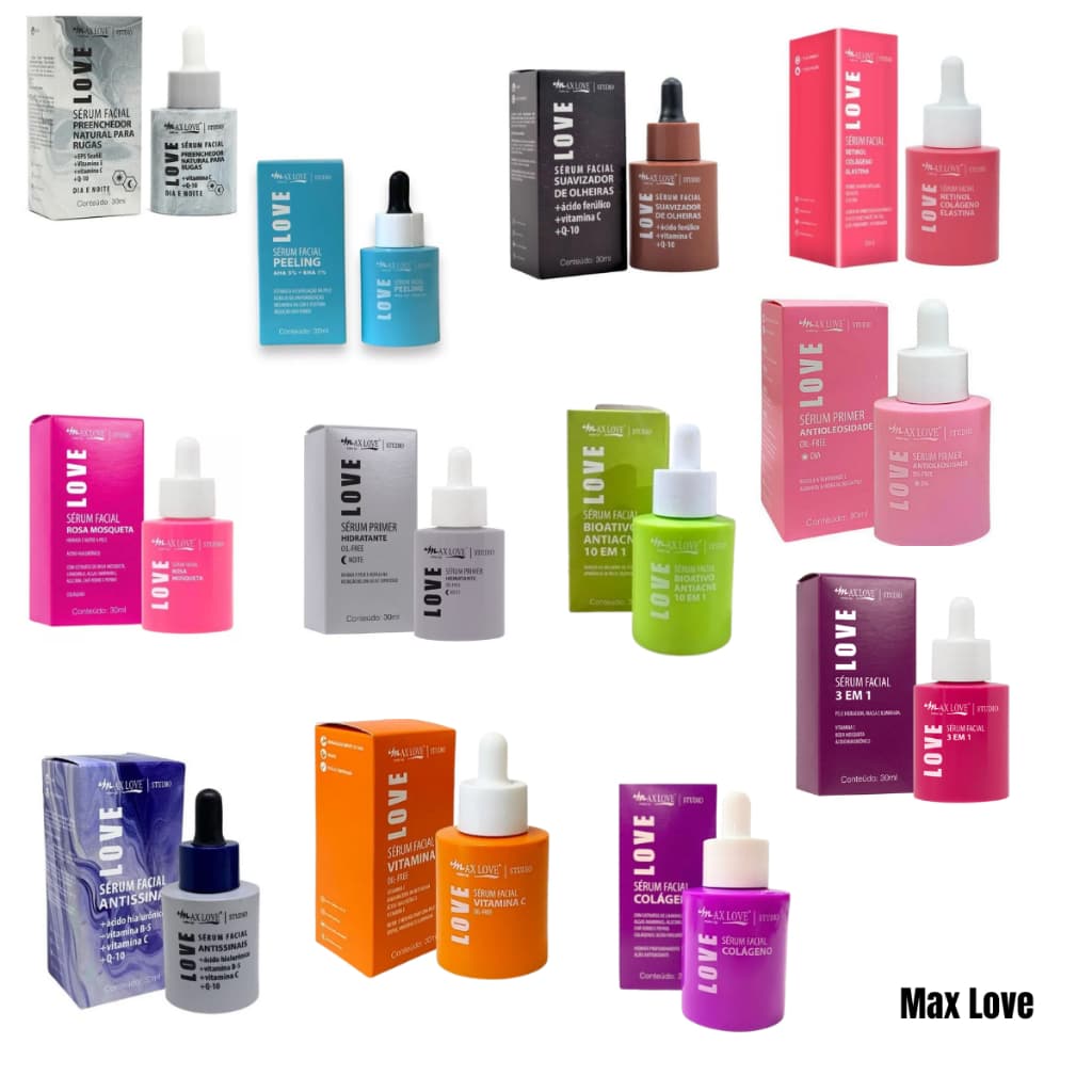 Sérum Skincare Pele Facial Max Love