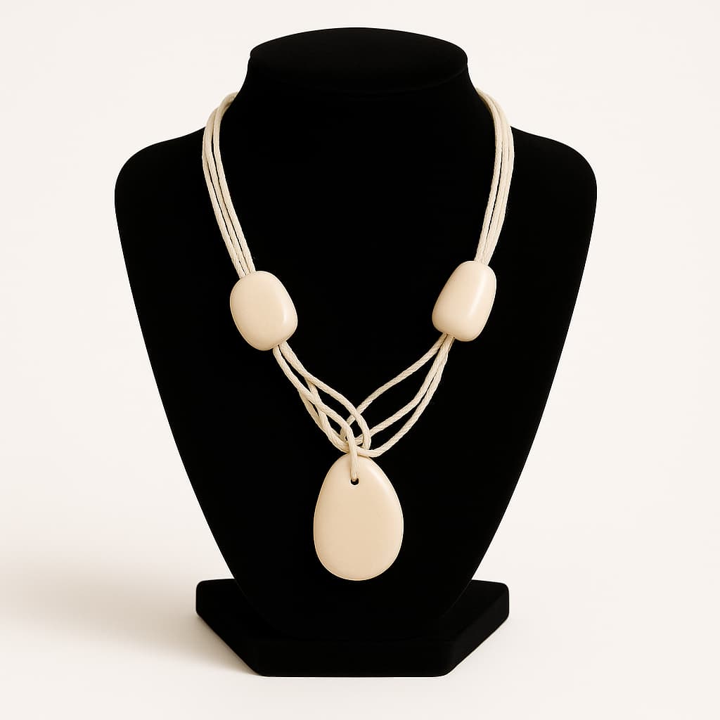 Colar Curto Elegante e Casual Resina Reforçada