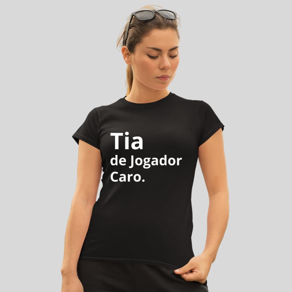 Camiseta Tio Tia Jogador Caro Padrinho Madrinha - Monte Kit Niver  -Valor de 1 peça Lançamento
