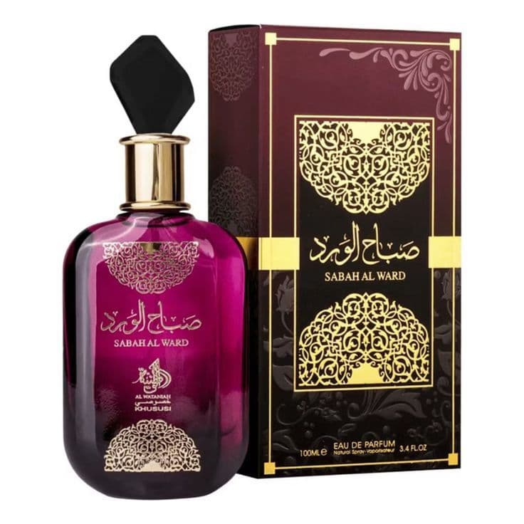Perfume Arabe Original Al Wataniah Feminino Sabah Al Ward  Eau de Parfum 100ml – Original(ENVIO IMEDIATO)