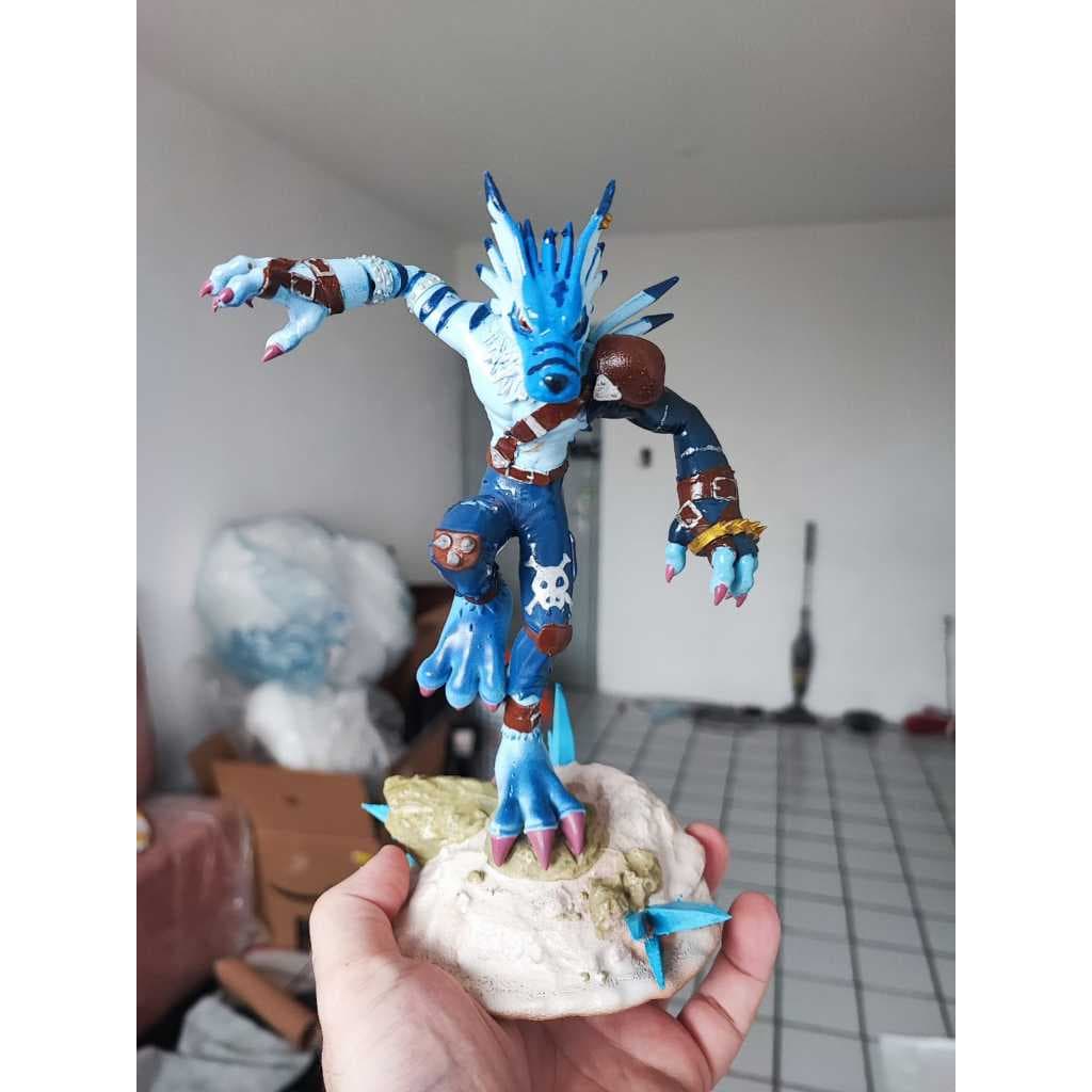 digimon - weregarurumon - impressão 3d - orçamento de outros personagens no chat