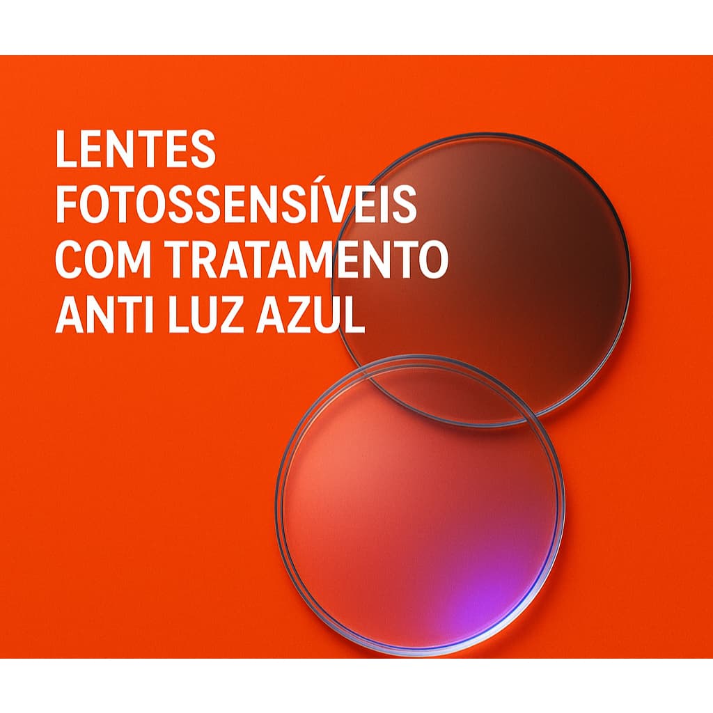 Lentes Fotossensíveis com Filtro Anti Luz Azul e Antirreflexo – Conforto Dia e Noite