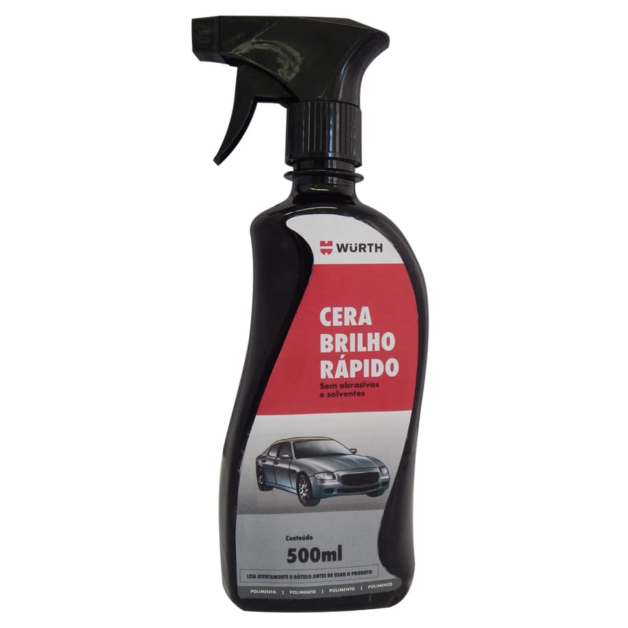 CERA BRILHO RAPIDO AUTOMOTIVO 500ML - WURTH