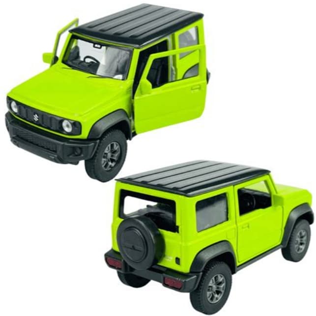 Miniatura carro Suzuki Jimny A Escala 1:34 Welly  11cms. em metal -abre portas original