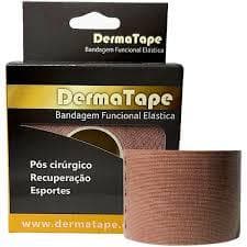 bandagem fita Kinesio Dermatape para procedimentos estéticos e terapêuticos funcional bandagem Bege