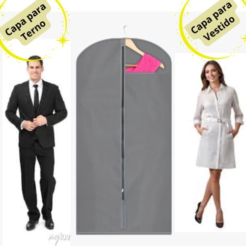 Capa Para Vestido capa para terno proteror de roupas organizador de roupas