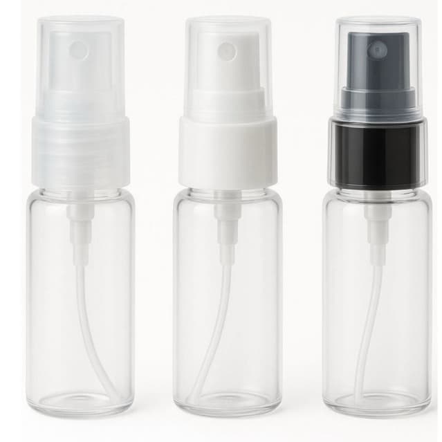 50 Frascos 20 Ml Pet Valvulas Tampa Spray Borrifador Perfumes Home care