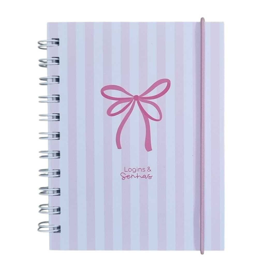 Mini Caderno Logins E Senhas Com Abas Divisórias RosaMini Caderno Logins E Senhas Com Abas Divisórias Rosa Mini Caderno