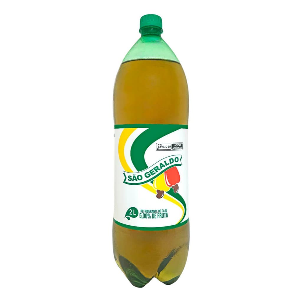 Refrigerante de Cajú 2 Litros Cajuína Sem Glúten - São Geraldo