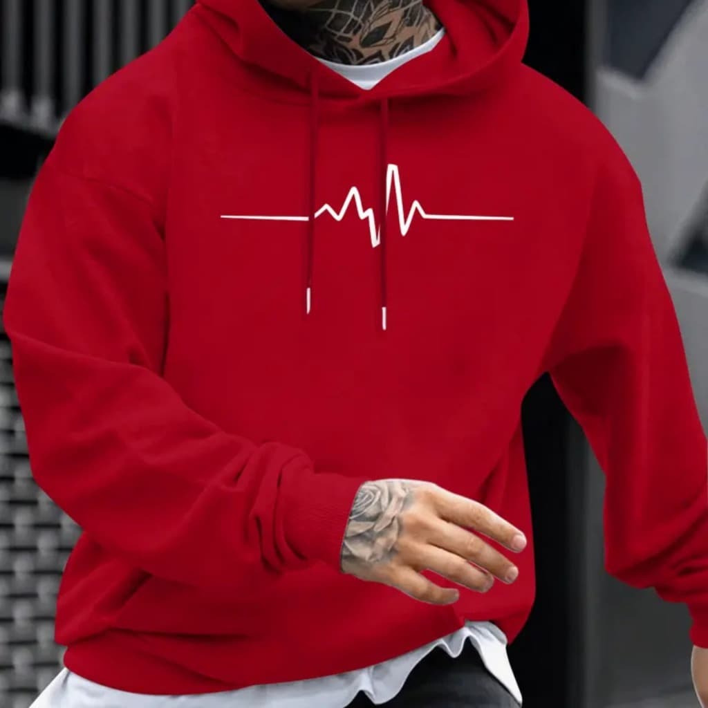 Blusa Moletom Masculino Canguru Com Capuz