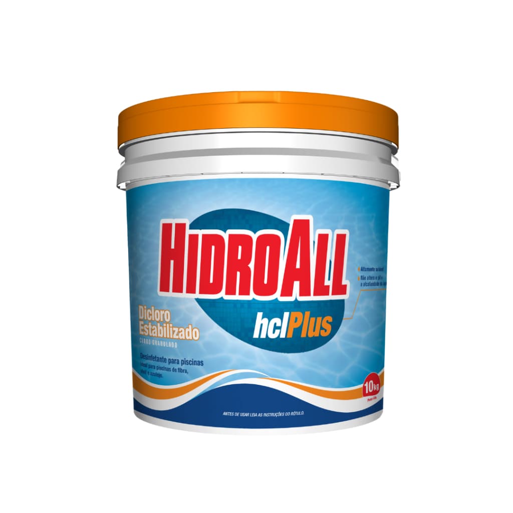 Cloro Granulado Hcl Plus Dicloro Estabilizado 10kg Hidroall
