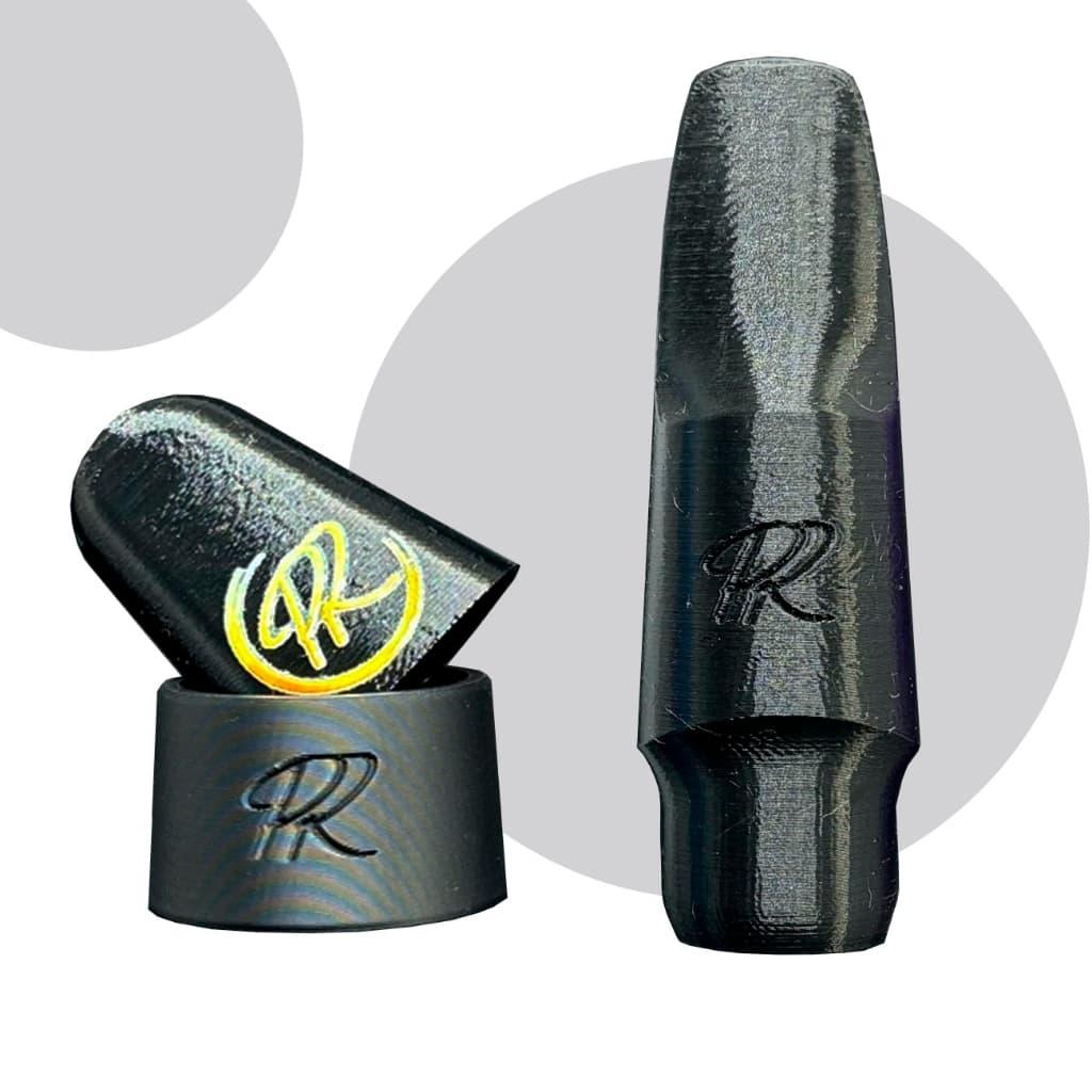 Boquilha Saxofone Alto Plastireed Solid - Som Brilhante e Versátil - Testada Uma a Uma - Com Abraçadeira