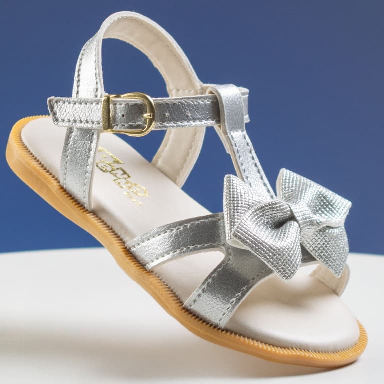 Sandália Infantil Feminina Confortável Laço Casual Menina Criança Bella Lis Kids Promoção